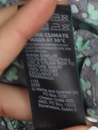 Marks & Spencer Women's Green Slip Dress Size 10
