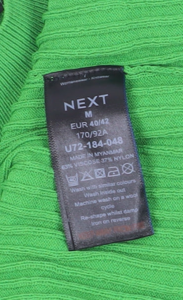 Next Women's Green Sleeveless Mock Neck Tank
