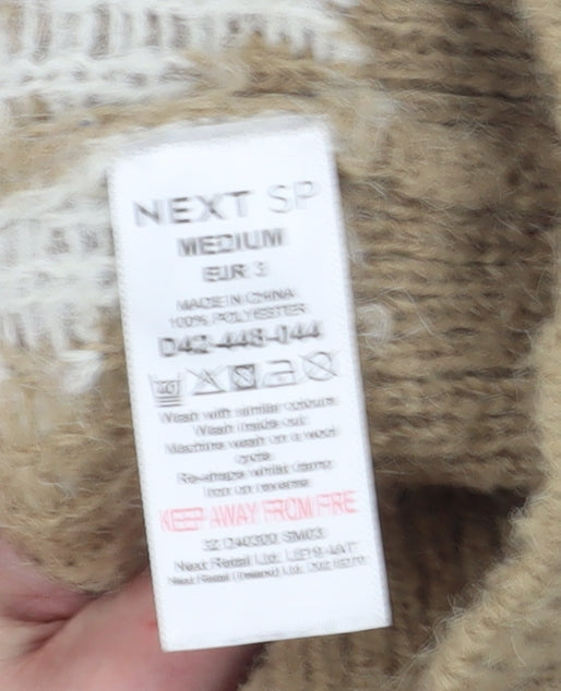 Next Women's Beige Animal Knit Jumper M