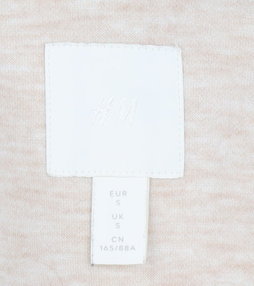 H&M Women's White Mid-Length Jacket, Size S