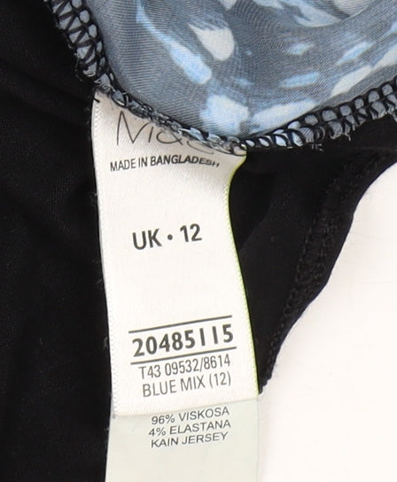 Marks & Spencer Women’s Blue Geometric Blouse Size 12