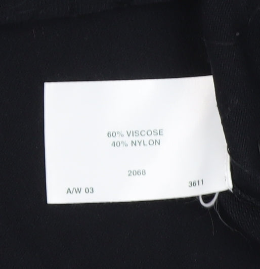 Jumper Black Unisex Adults L Crew Neck Jumper