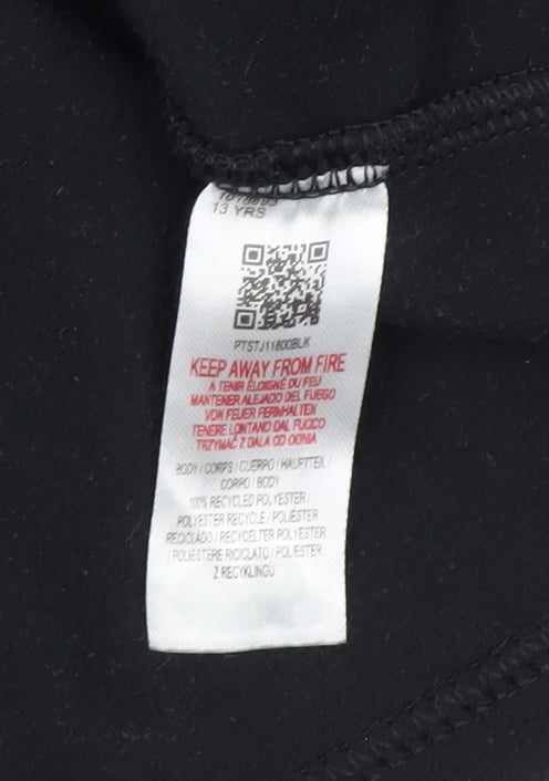 Peter Storm Boys Black 1/2 Zip Sweatshirt - 13 Years