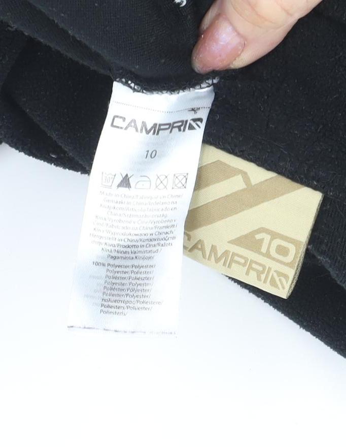 Campri Women's Black Pullover Hoodie Size 10
