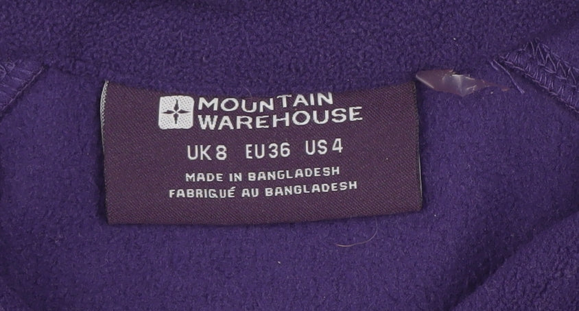 Mountain Warehouse Women's Purple Fleece Pullover Sweatshirt