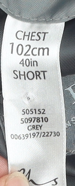 Jack Reid Men's Grey Blazer, 40S, Excellent