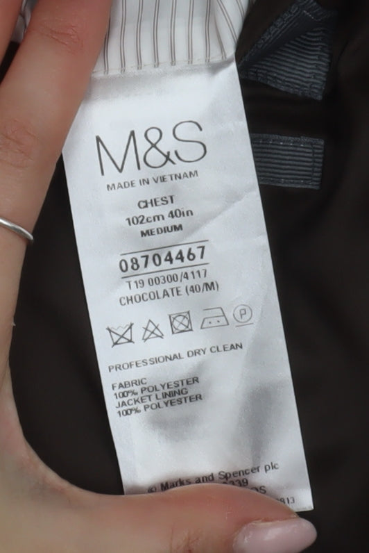 Marks & Spencer Men's Brown Blazer 40R