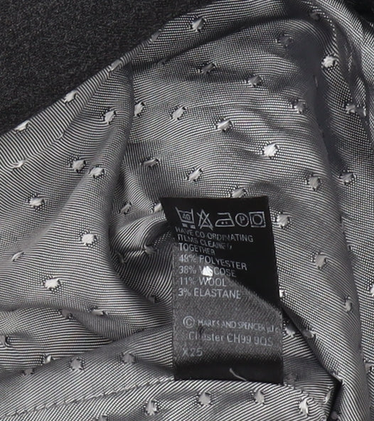 Marks & Spencer Women's Black Blazer Size 12 Lined