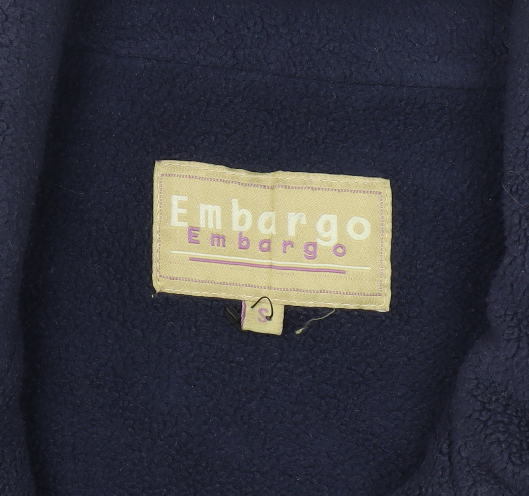 Embargo Men's Blue Waistcoat S Lined Casual Style
