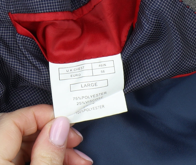 Ventuno 21 Men's Grey Blazer, Size 46, Ideal for Business