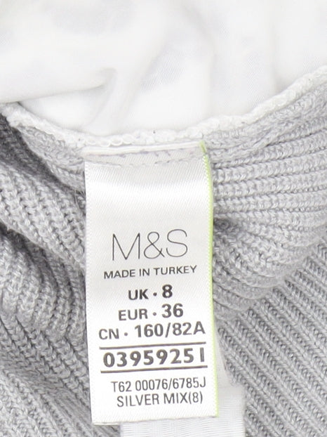 Marks & Spencer Women's Grey Cardigan Size 8