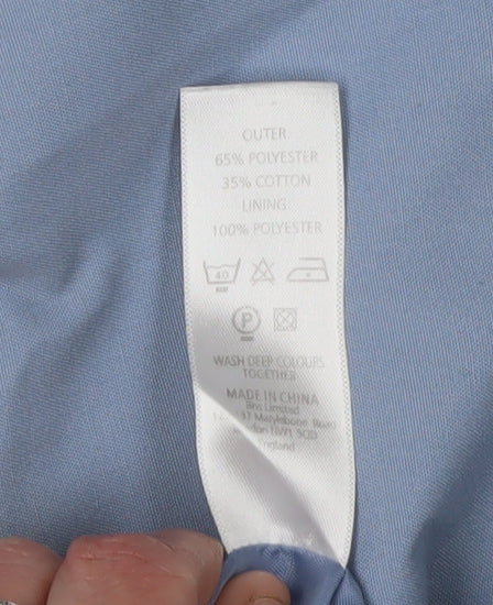 Marks and Spencer Women's Blue Basic Jacket Size 10
