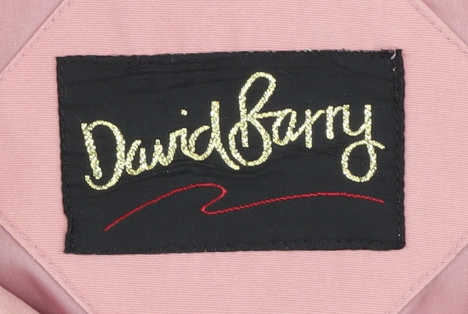 David Barry Women's Pink Basic Jacket Size 16