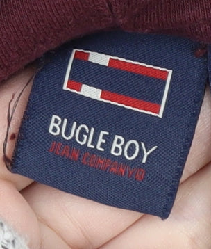 Bugle Boy Men's Multicoloured Pullover Hoodie L