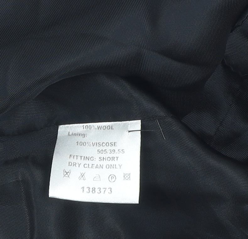 Men's Grey Wool Suit Waistcoat Size 39.5S