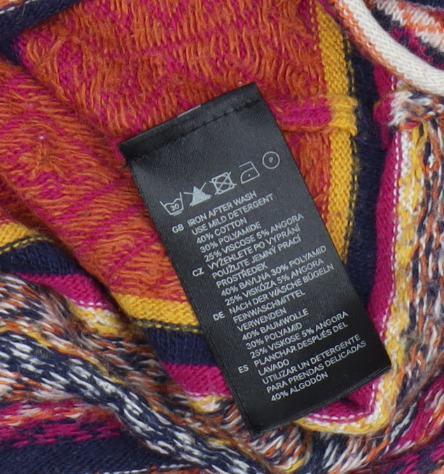 H&M Women Multicoloured Pullover Jumper, Size S