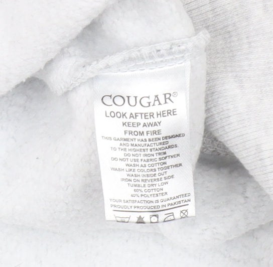 Cougar Men's Black/Grey Sweatshirt, Size L, Pullover