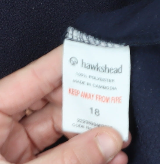 Hawkshead Women's Blue Casual Jacket Size 18