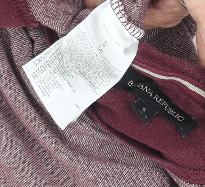 Banana Republic Men's Red Long Sleeve Shirt S
