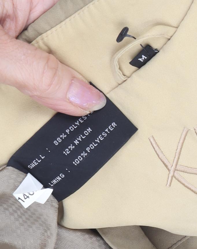 Klass Women's Beige Parka Jacket, Hooded, Size M, Casual Style