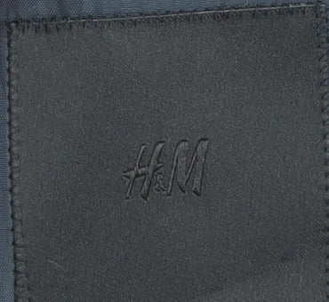 H&M Men's Blue 38R Blazer, Formal Single-Breasted