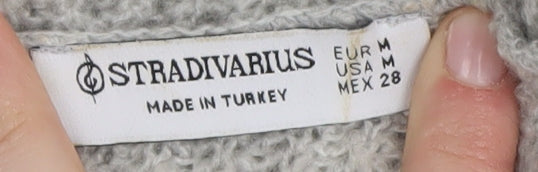 Stradivarius Grey Cowl Neck Women's Pullover Jumper