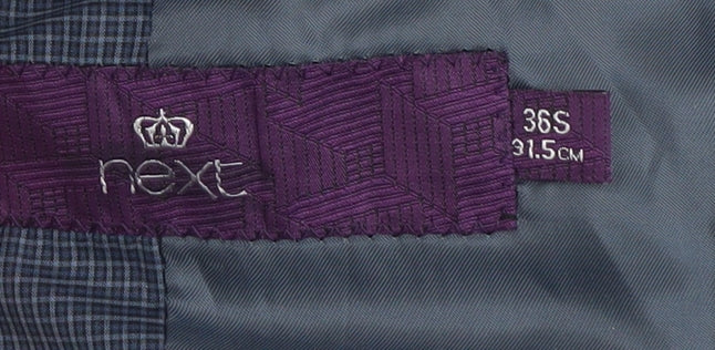 Next Men's Blue Slim Blazer, 36S, Formal