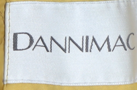 Dannimac Women's Yellow Mid-Length Basic Coat M