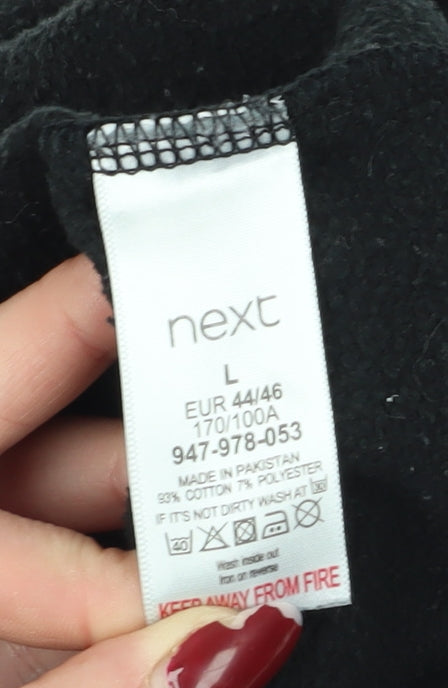 Next Unisex Black Pullover Sweatshirt Size 16
