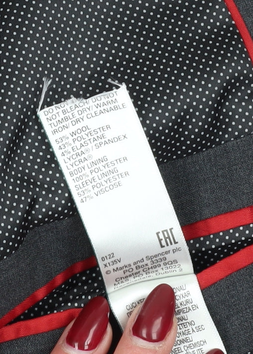 Marks & Spencer Men's Grey Suit Jacket 38R