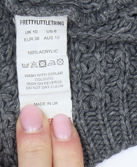 PrettyLittleThing Women's Striped Jumper, Size 10