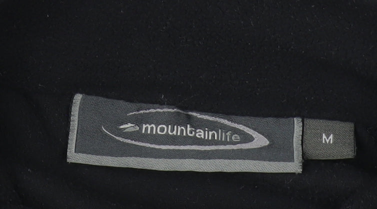 Mountainlife Men's Black Pullover Fleece Sweatshirt M