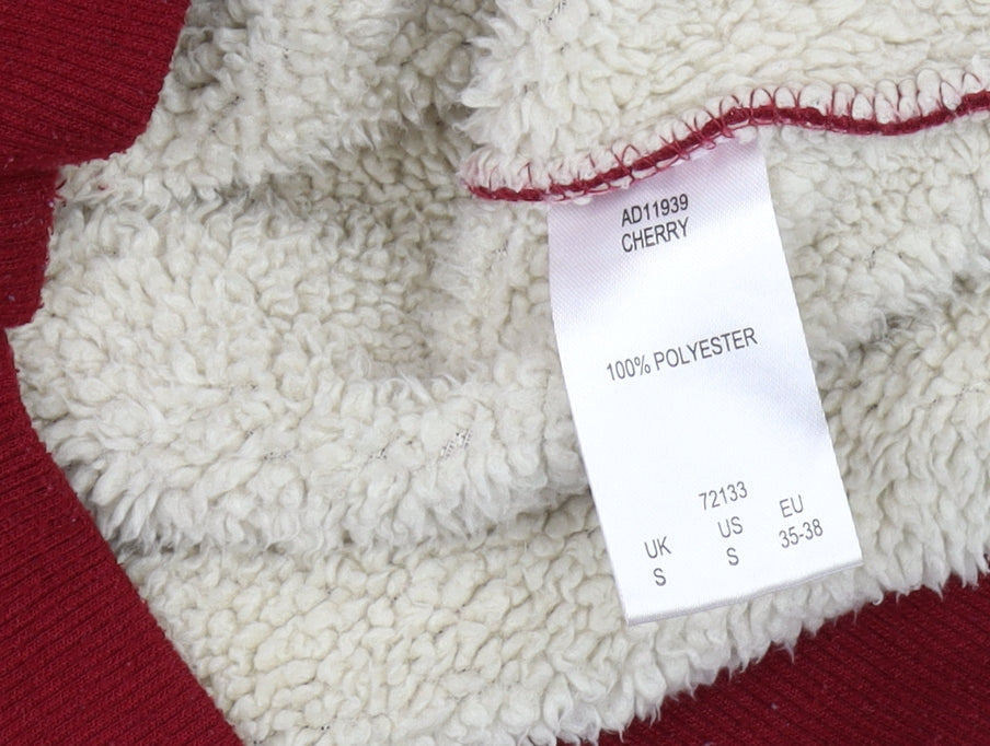 Cotton Traders Red Hooded Puffer Jacket S Men