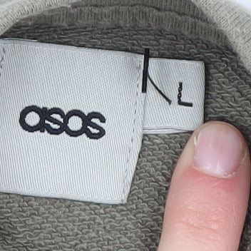 Asos Men’s Green Full Zip Sweatshirt L
