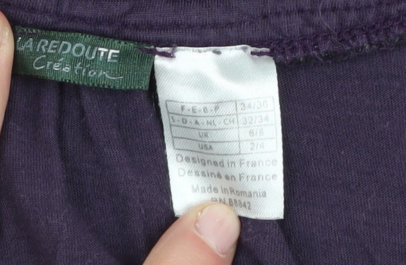 La Redoute Women's Purple Scoop Neck Blouse