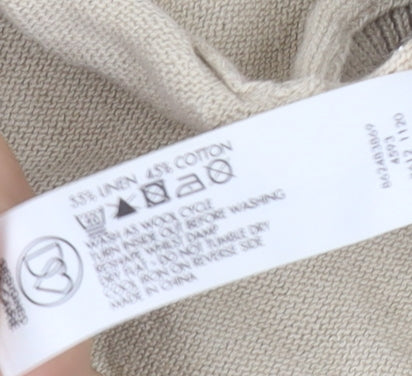 Rocha John Rocha Beige Women's Cardigan Size 12