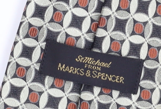 Marks & Spencer Men's Geometric Multicoloured Tie