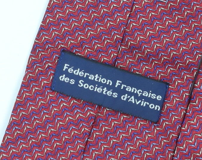 Fédération Française Multicoloured Silk Men's Tie