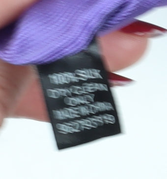 Dehavilland Men's Purple Silk Tie