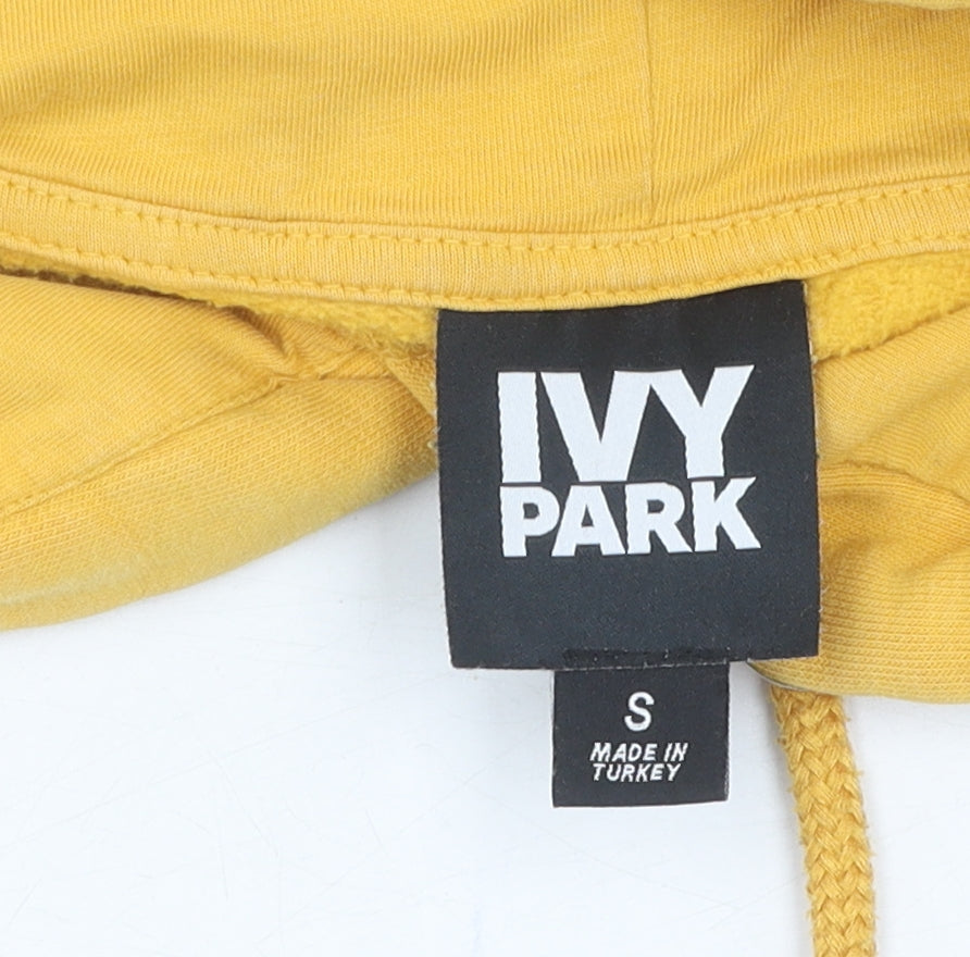 Ivy Park Unisex Yellow Pullover Hoodie - Small
