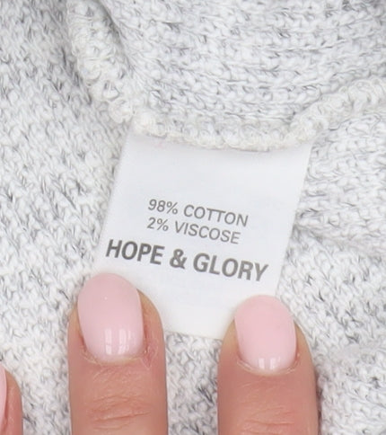 Hope & Glory Grey Hoodie L Pullover Unisex