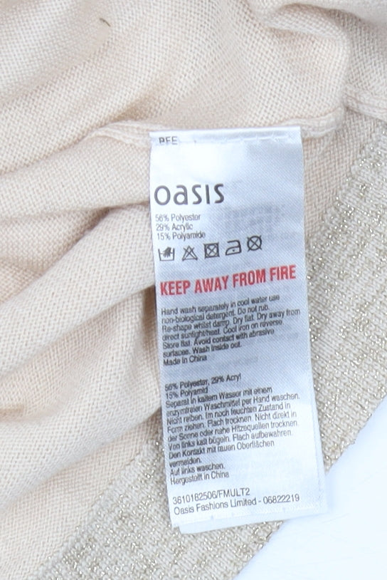 Oasis Women's Beige Pullover Jumper XS