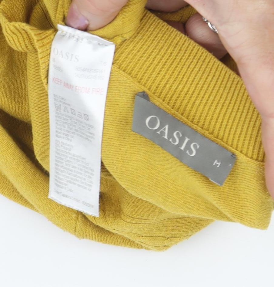 Oasis Women's Yellow Pullover Jumper M