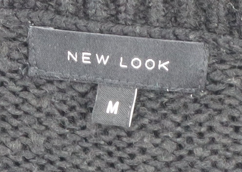 New Look Women's Black Pullover Jumper, Medium