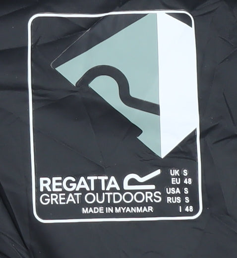 Regatta Men’s Black Hooded Windbreaker Jacket Size S
