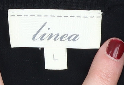Linea Women's Black Shrug Jumper L