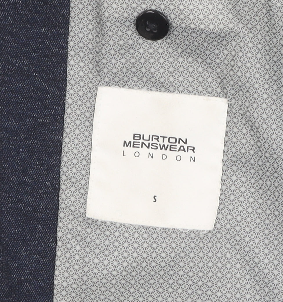 Burton Menswear Blue Blazer, Men's, S, Regular Fit