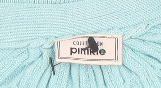 Pimkie Women's Blue Cable-Knit Cardigan M