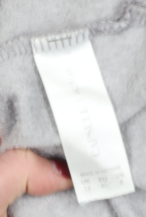 Capsule Women's Grey Cowl Neck Sweatshirt Size 12