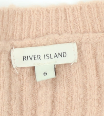 River Island Women Beige Pullover Jumper Size 6